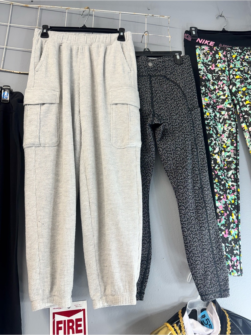 Arie Cozy Cargo Joggers - Light Gray